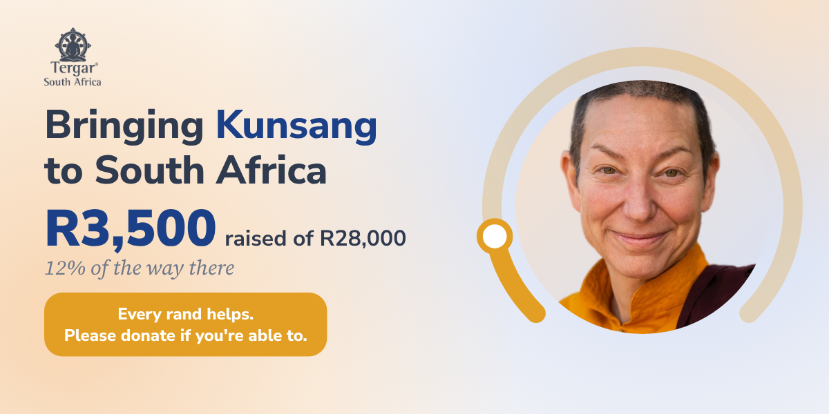 Help us bring Kunsang Palmo to South Africa